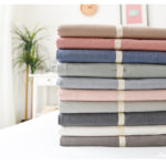 單品-素色水洗棉鬆緊帶床包/床單