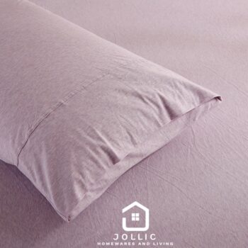 天竺棉床包組 淡紫色 - 高質感寢具