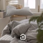 天竺棉床包組麻灰色 – 柔軟針織棉