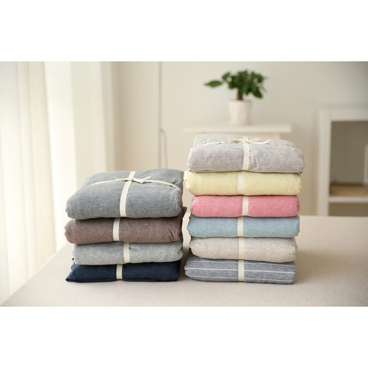 21色素色天竺棉床包