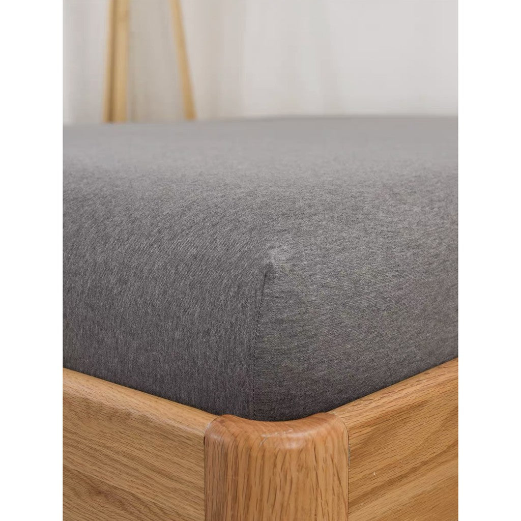 天竺棉加大床包深色