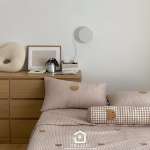 Jollic♡ 韓國床蓋 熊熊🐻超可愛床包款 涼被夏天蓋毯 鋪床專用 飯店床 美式拼布蓋毯 嬰兒安全 柔軟純棉親膚被套