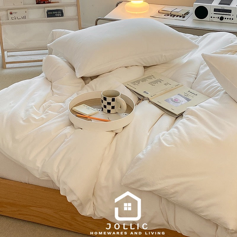 天竺棉枕套 白色 柔軟舒適純棉枕頭套