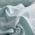 淺藍色 針織棉床包 – Jollic 出口日本等級