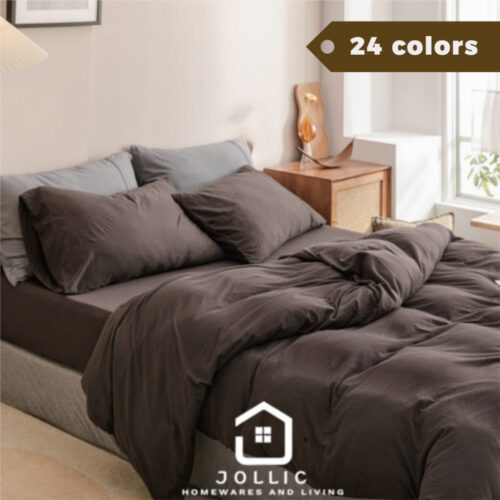 咖啡色床包 100%純棉床包組 巧克力色被套 素面被套被單 素色床包 咖啡色 棕色床包 巧克力色 雙人床包組