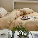 鵝黃色 針織棉床包 – Jollic 出口日本等級