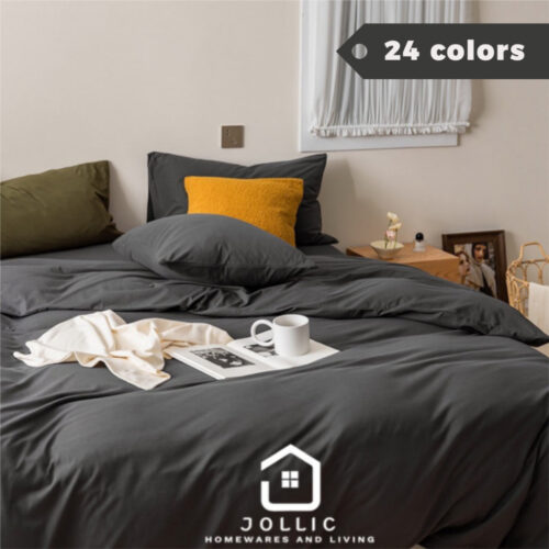 黑色床包 純棉床包組 深灰色/炭黑色純棉床包組 素面/素色組 天竺棉/針織棉/100%純棉成套床包 單人/雙人/加大