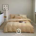 鵝黃色 針織棉床包 – Jollic 出口日本等級