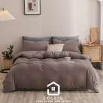 藕色天竺棉床包組 – 雙人尺寸