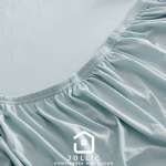 淺藍色 針織棉床包 – Jollic 出口日本等級